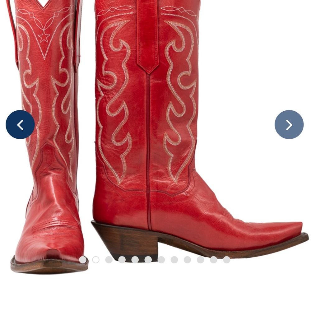 Kemo Sabe Cherry Red Heeled Boots - Picture 2 of 10